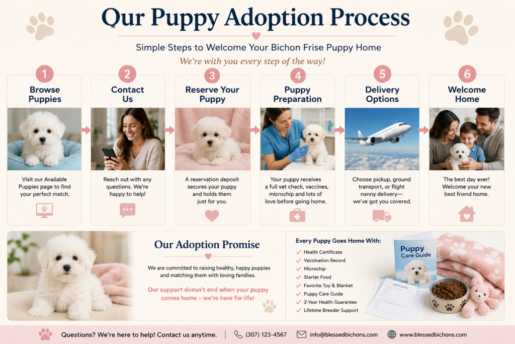 Bichon Frise Puppy Adoption Process