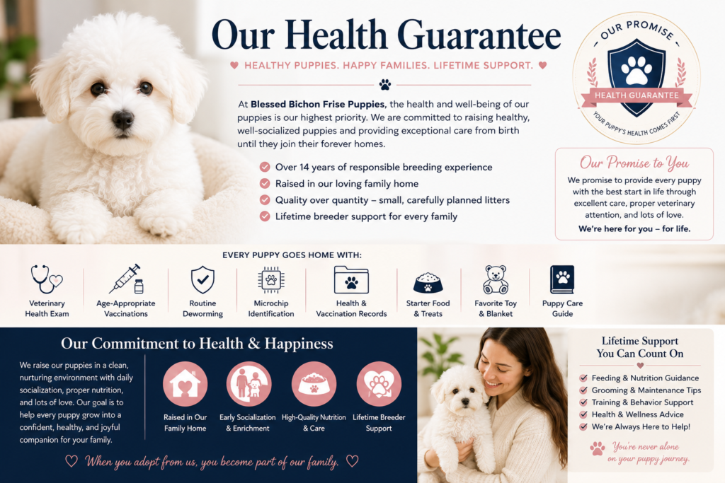 Bichon Frise Puppy Health Guarantee