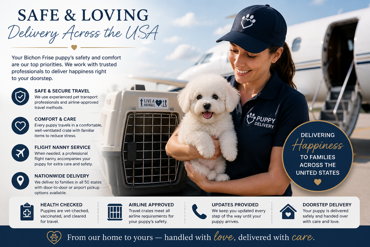 Safe and loving delivery across USA
